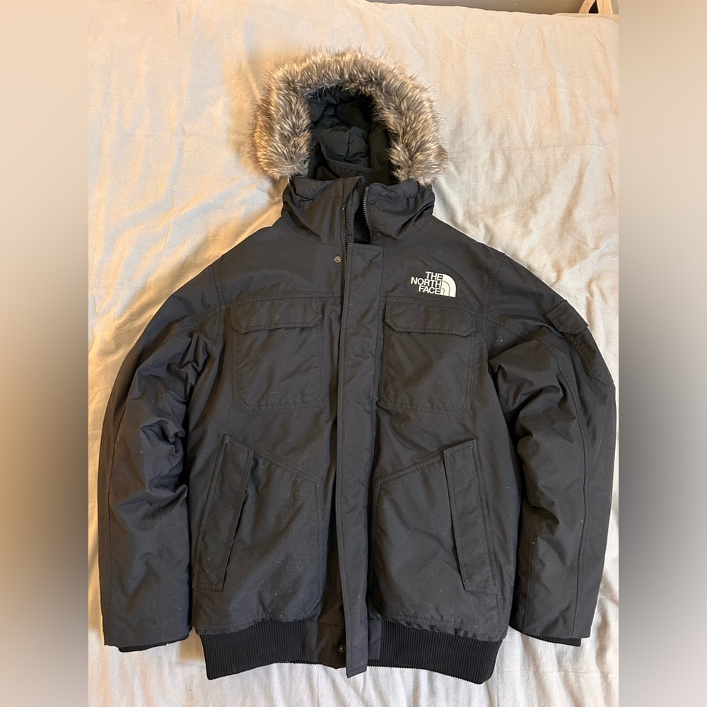 Black North Face Down Coat - only worn a few times - Size M
